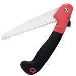Flora Guard Folding Hand Saw - 7 Inch - Red/Black