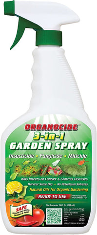 Organocide 3-in-1 RTU Garden Spray - 24oz