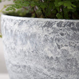 Planter Pot - Grey Marble