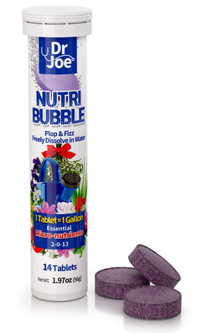Dr Joe Nutri Bubble All Purpose Plant Food - 14 Tablets - Purple