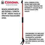Corona Long Reach Cut 'n' Hold Pruner - 46 Inch - Red