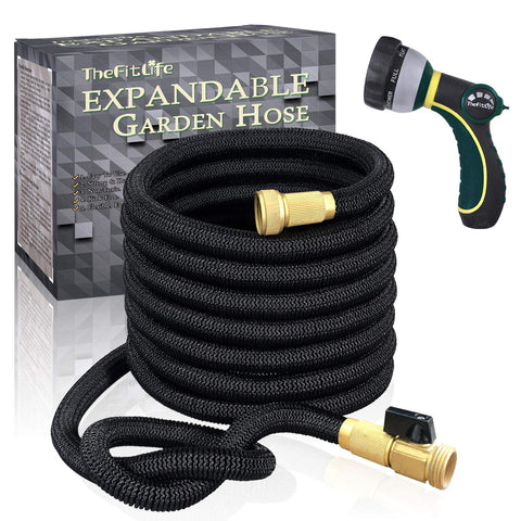 The Fit Life Flexible and Expandable Garden Hose - 25 FT