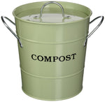 2-in-1 Indoor Compost Bucket - 1 Gallon - Green